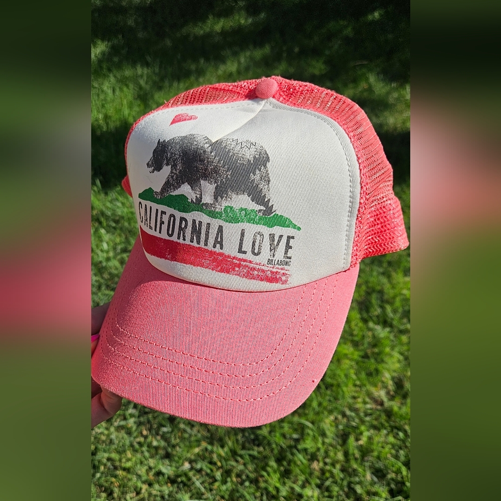 Billabong Neon Pink Mesh Cap